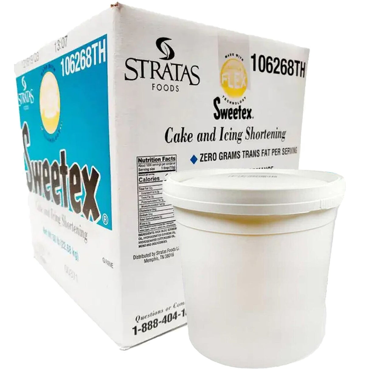 Golden Flex High Ratio Shortening by Sweetex – 2.5 lb Trans Fat-Free