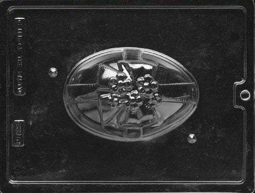 Egg With Bow & Flowers Chocolate Mold -