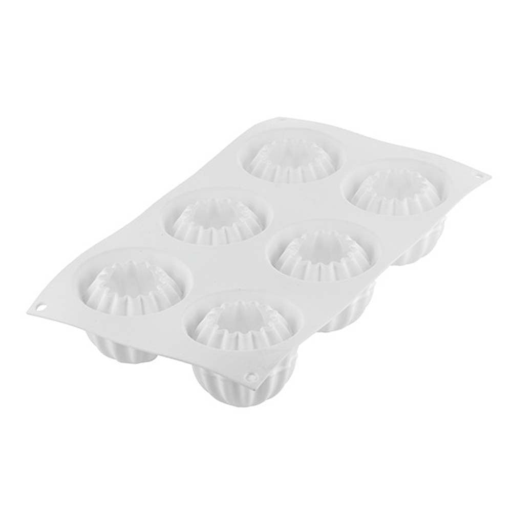 Silikomart "Supernova 105" Silicone Baking & Freezing Mold, 3.6 oz., 6 Cavities