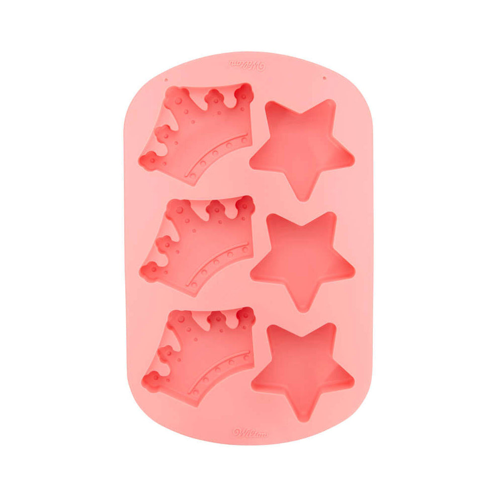 Wilton Royal Crowns and Stars Silicone Cake Mold