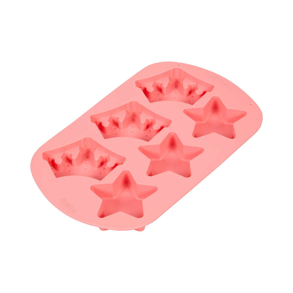 Wilton Royal Crowns and Stars Silicone Cake Mold