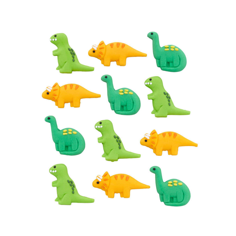 Wilton Dinosaurs Royal Icing Decorations, Pack of 12