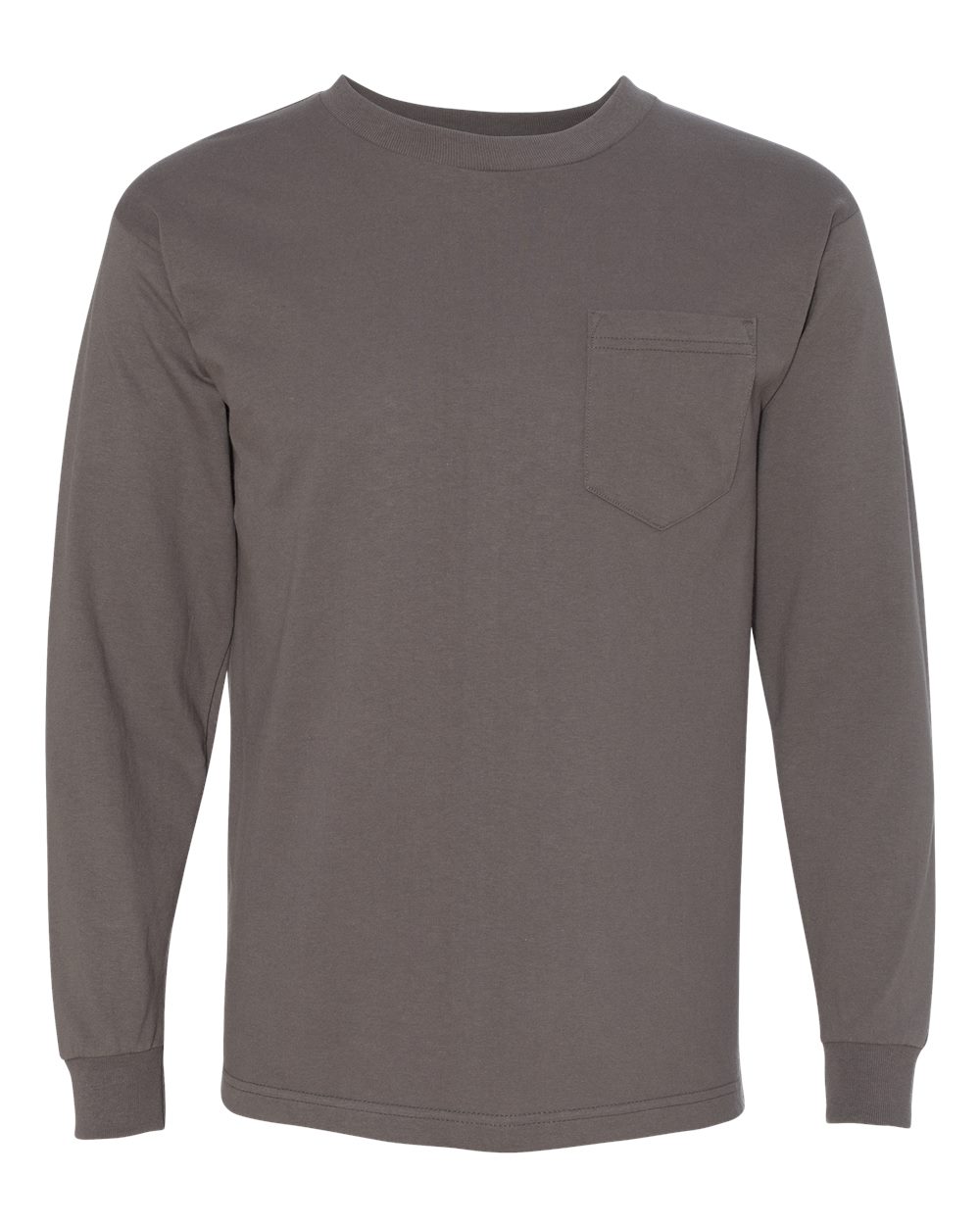 Bayside® USA-Made Long Sleeve Pocket T-Shirt