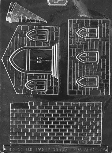 3D Church Chocolate Mold - Side A - LPC057A