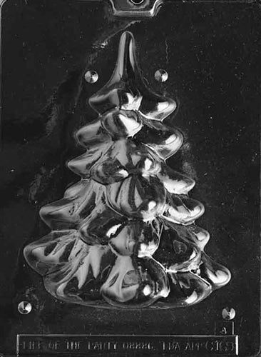 3D মাঝারি গাছ চকোলেট ছাঁচ