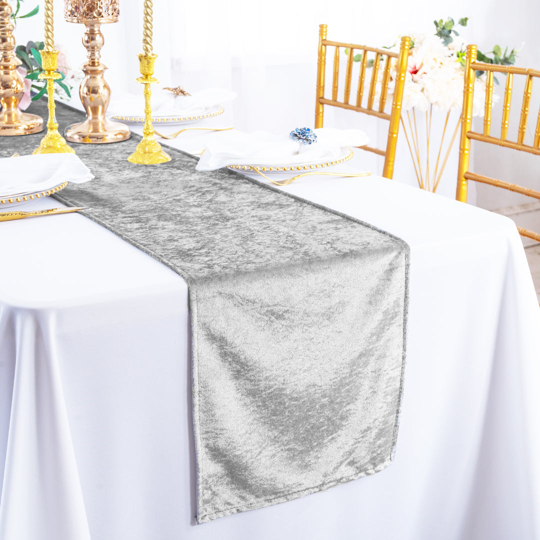 Ice Crushed Velvet Table Runner