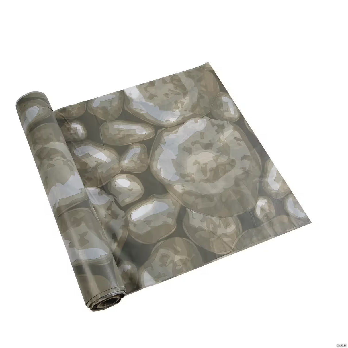 Cobblestone Disposable Plastic Tablecloth Roll 40" x 100 ft.