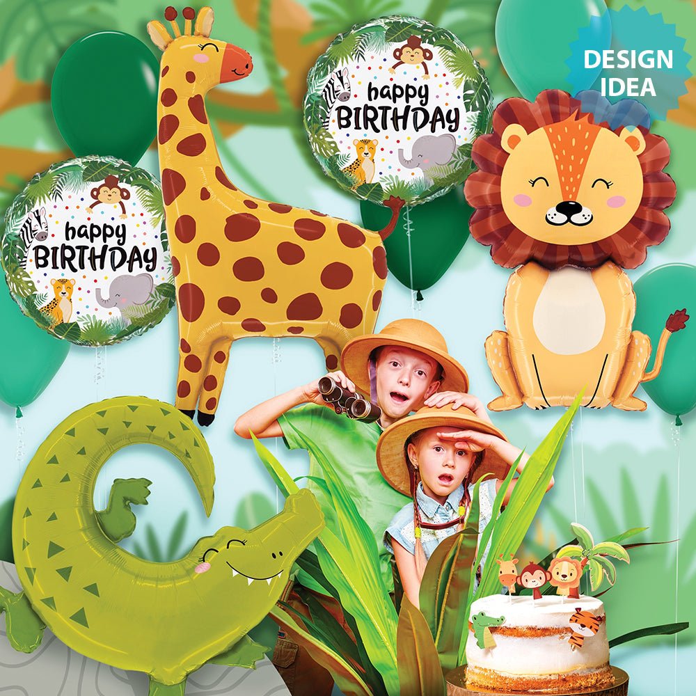 Jungle Giraffe Foil Balloon 41 Inch
