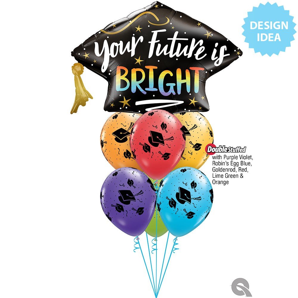 Grad Cap Foil Balloon