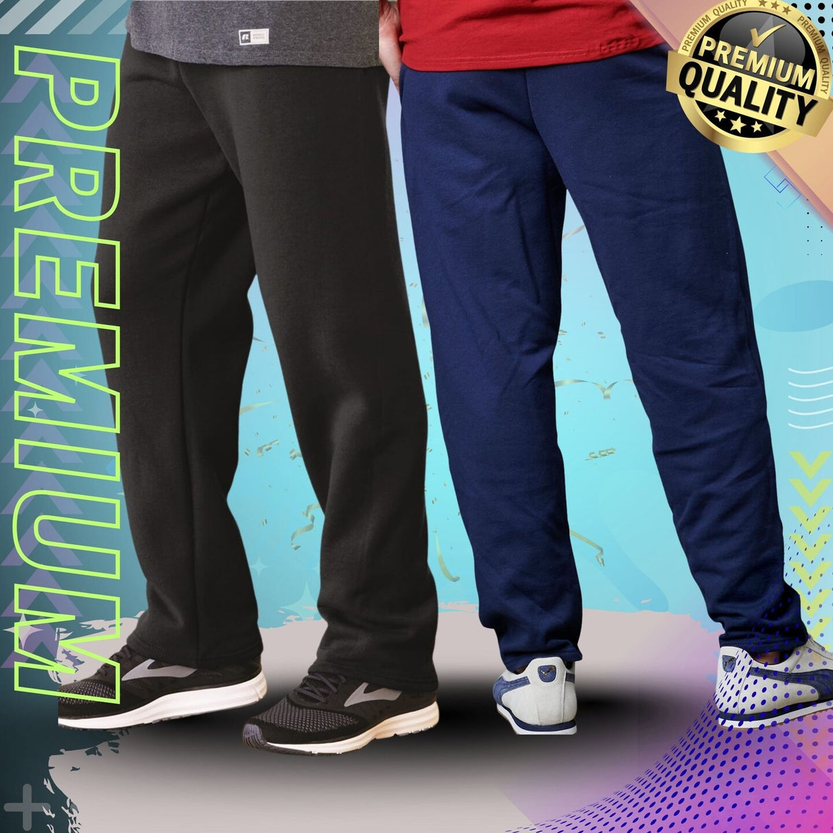 Russell Athletic® Unisex Dri Power Open Bottom Pocket Sweatpants Moisture Wicking