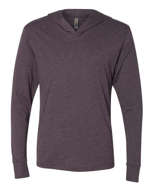 Next Level Unisex Triblend Hooded Long Sleeve Pullover T-Shirt