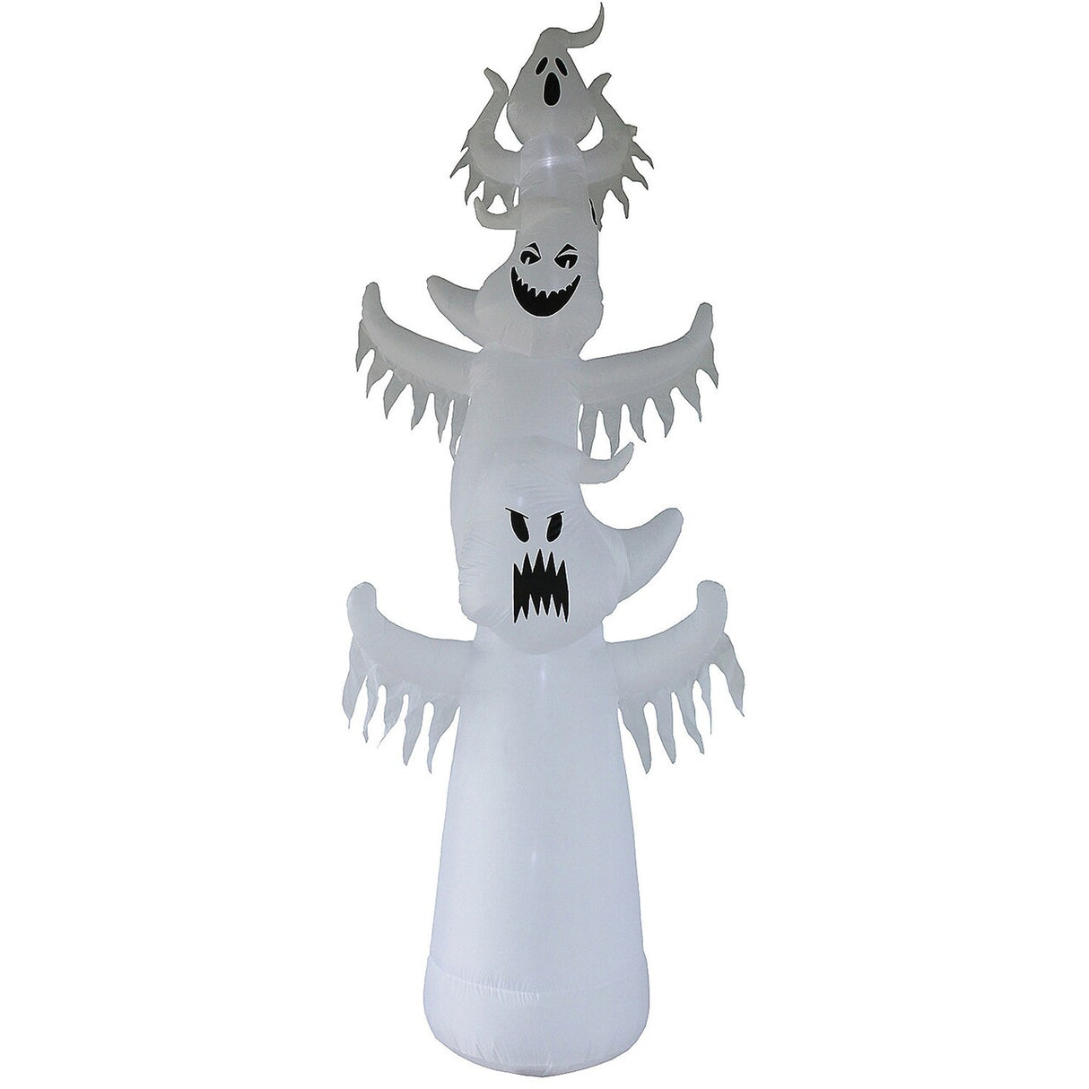 12 Feet Terrorific Trio Ghosts Inflatable Halloween Lawn Decoration