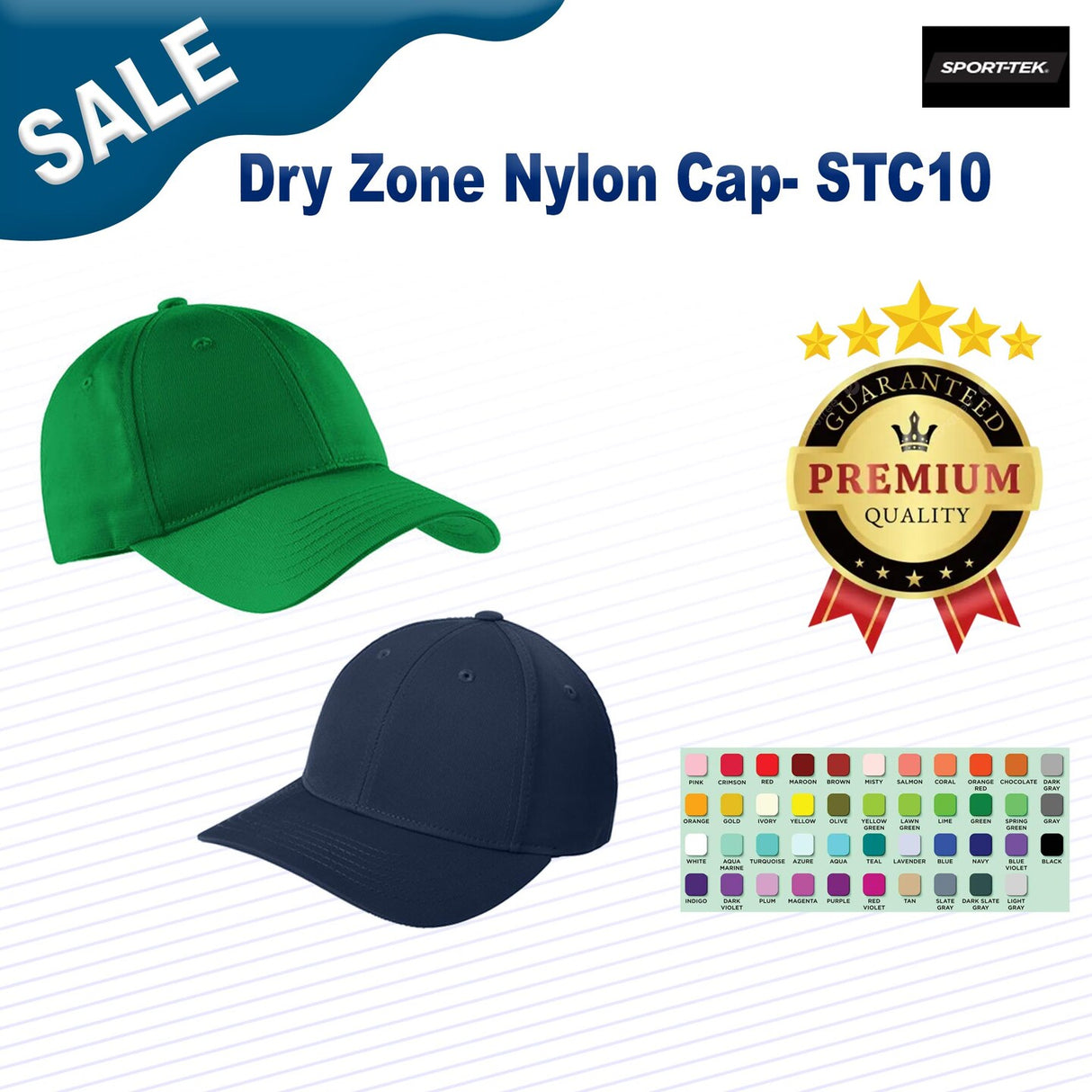 Sport-Tek® Dry Zone Nylon Cap