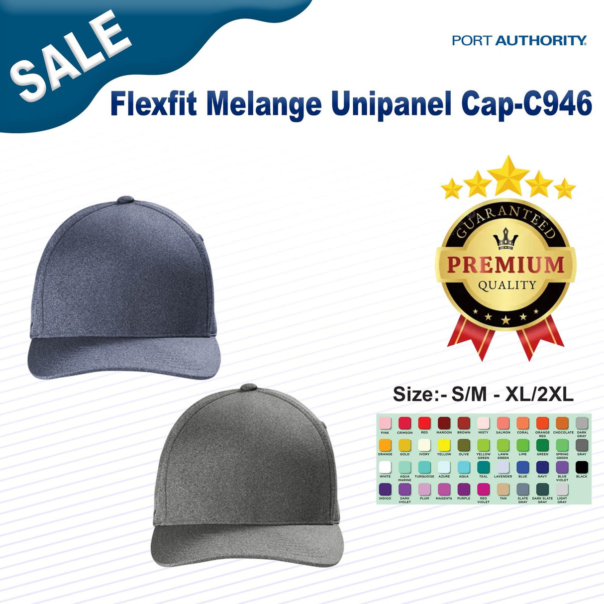 Port Authority® Flexfit Melange Unipanel Cap