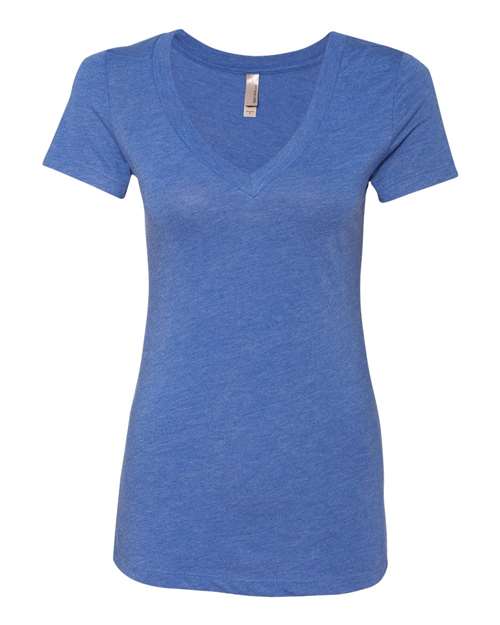 Next Level Women's Triblend Deep V-Neck T-Shirt