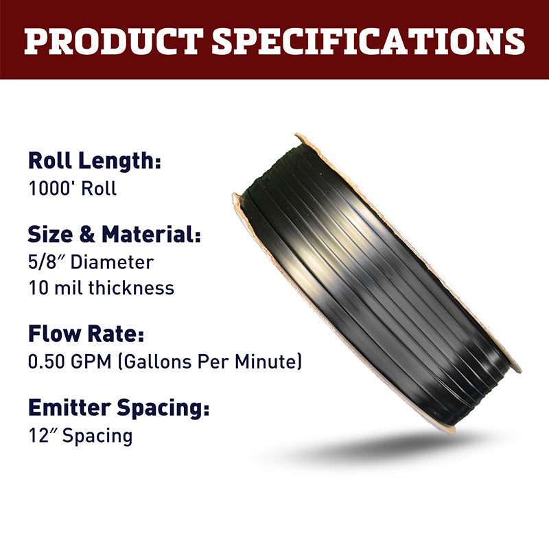 Chapin Drip Tape 1000 Ft. Roll