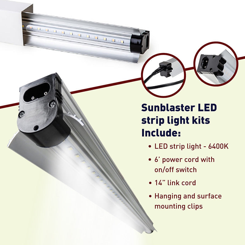 SunBlaster 18" LED Light Strip 6400K