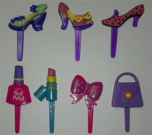 Fashionable Chic Cupcake Picks - 6 Pack