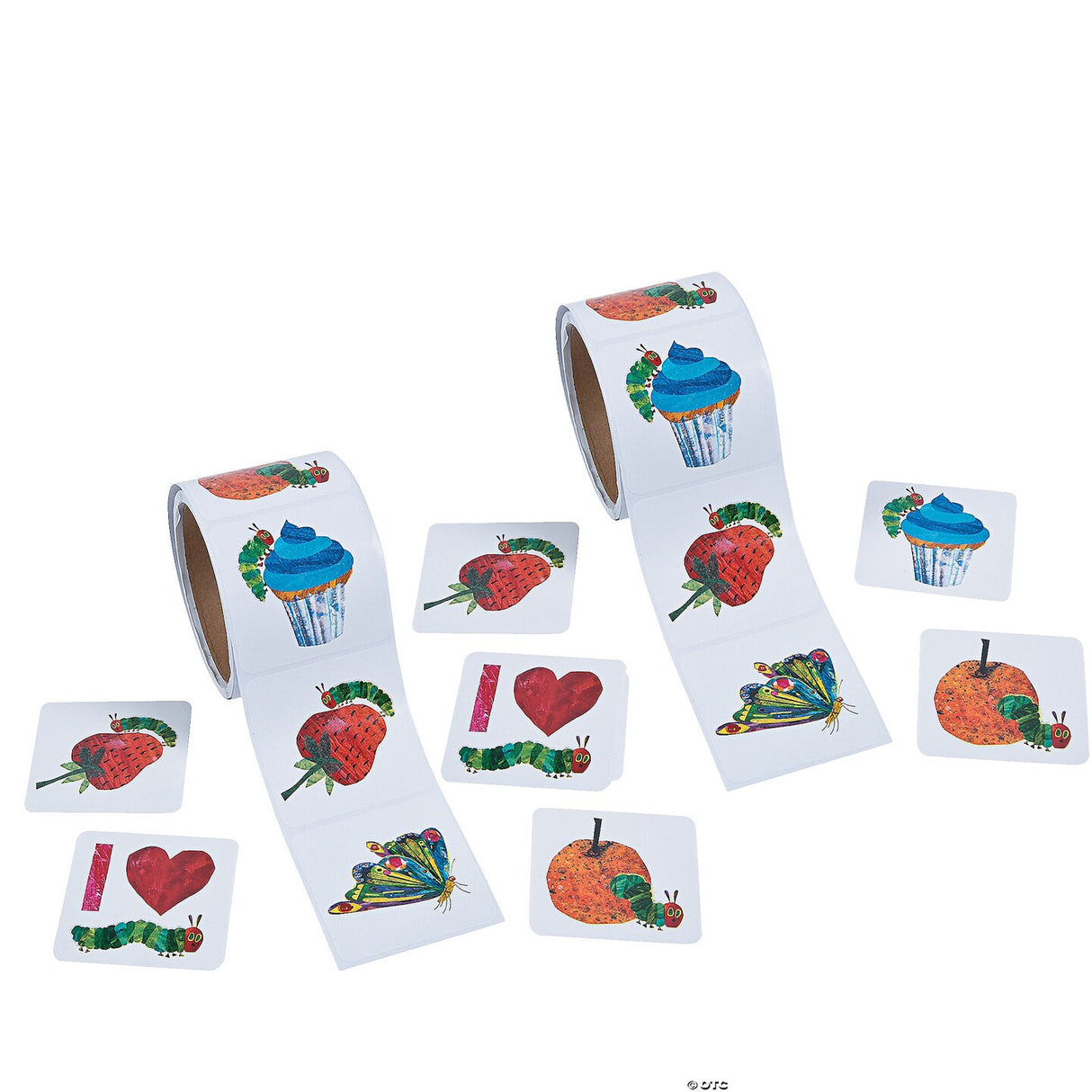 2 1/2" World of Eric Carle The Very Hungry Caterpillar Sticker Roll - 100 Pc