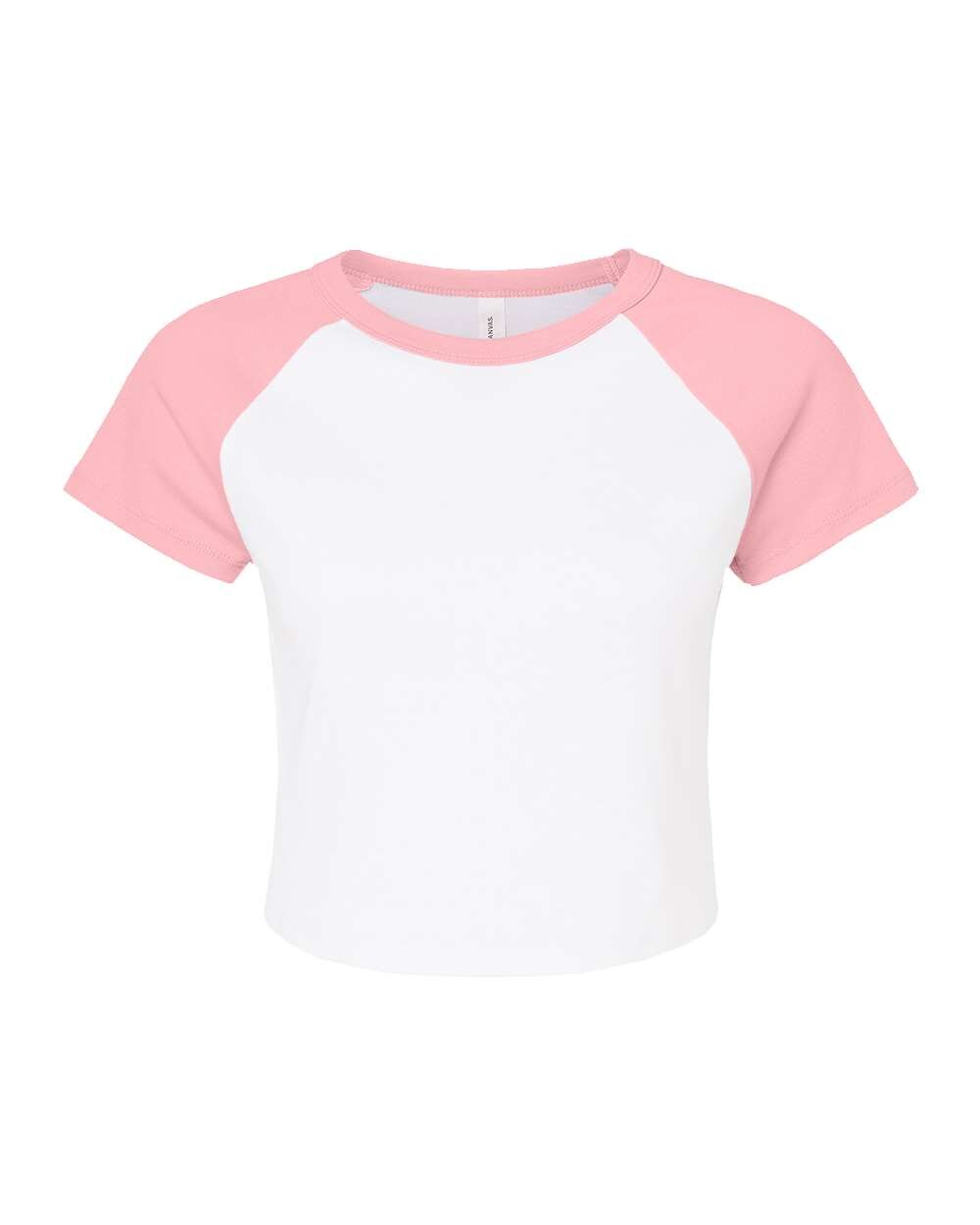 BELLA + CANVAS® Women's Micro Rib Raglan Short sleeve Tee