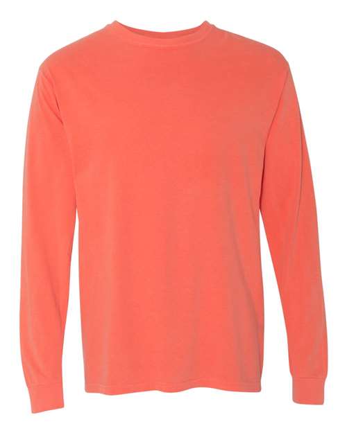 Comfort Colors® Garment-Dyed Heavyweight Crewneck Long Sleeve T-Shirt