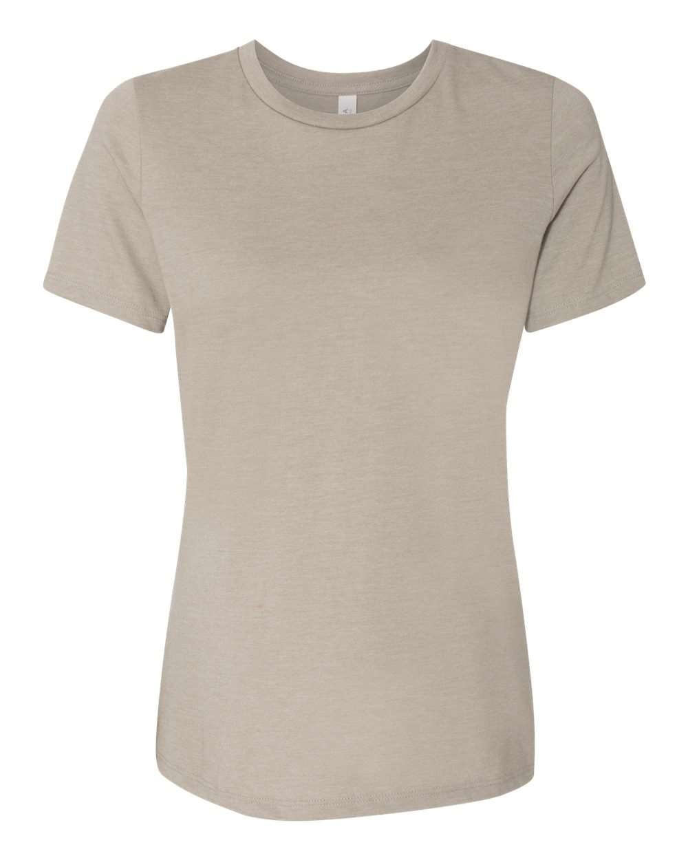 BELLA + CANVAS® Women's Relaxed Fit Heather CVC Crewneck Tee