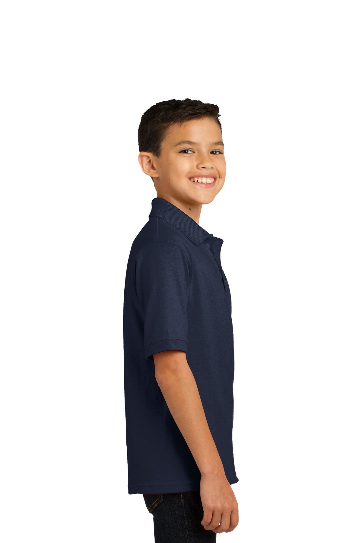 Port & Company® Youth Core Blend Jersey Knit Polo