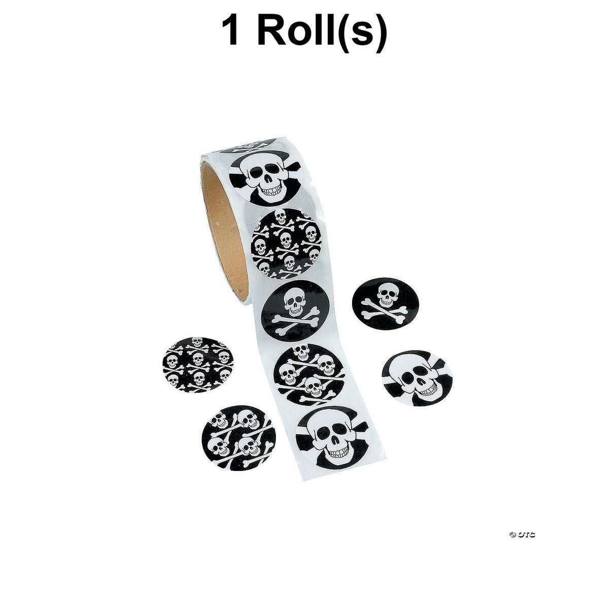 Skull Sticker Roll 100 Pc.