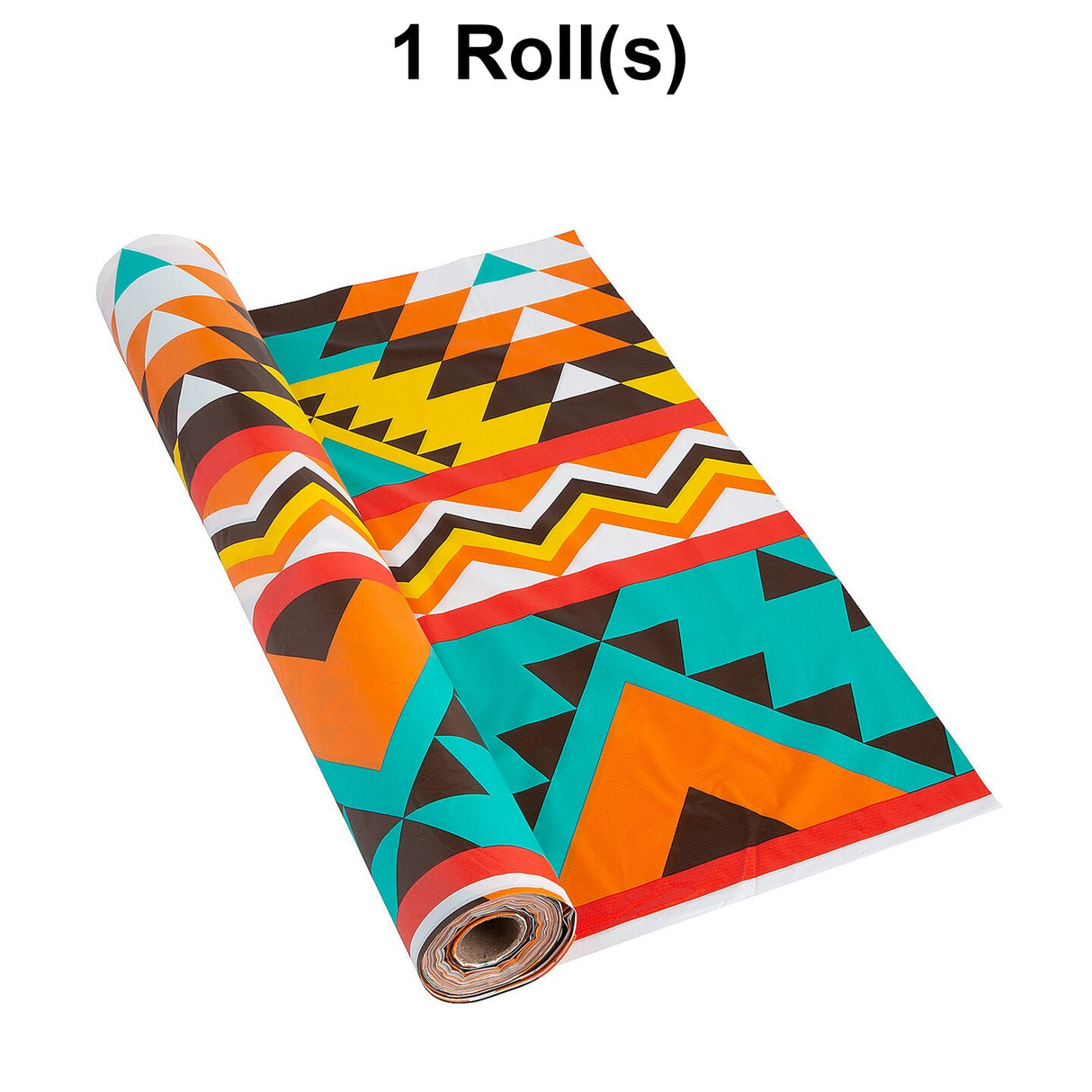 Southwest Pattern Plastic Tablecloth Roll 40" x 100 ft.