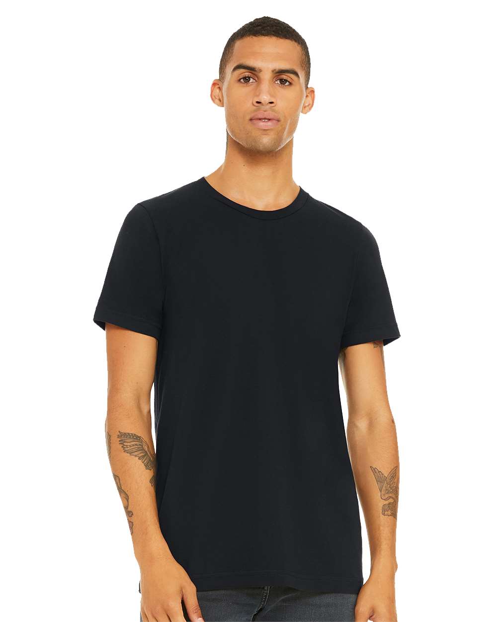 BELLA + CANVAS® Men’s Premium Jersey Crewneck Short Sleeve Tee for Everyday Wear