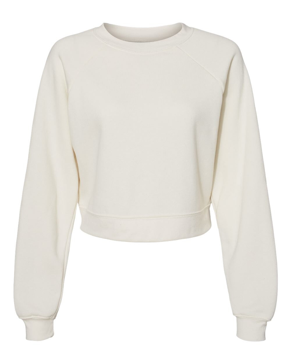 BELLA + CANVAS® Women's Raglan Long Sleeve Pullover Fleece