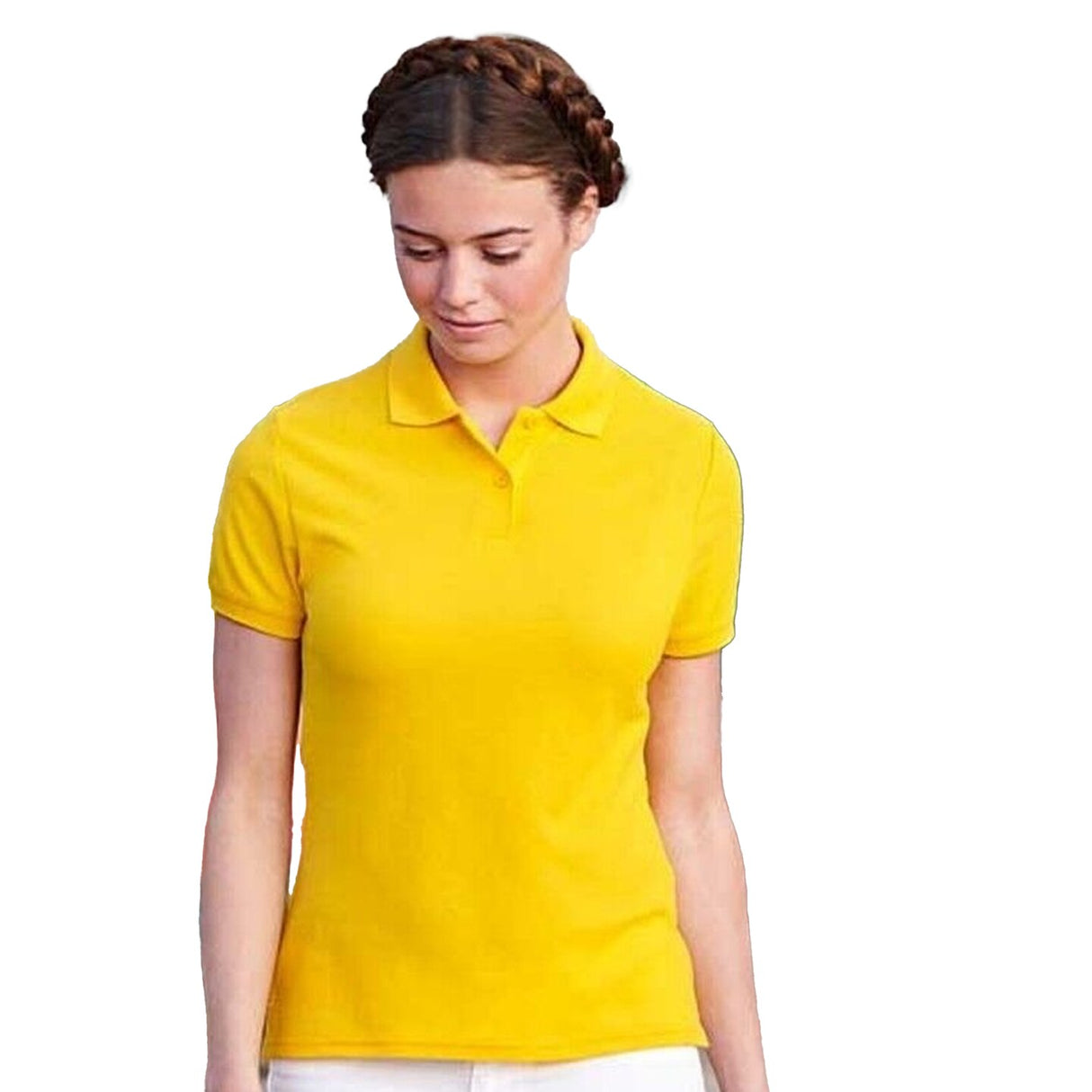 Gildan® Softstyle Women's Pique Short Sleeve Polo T-Shirt