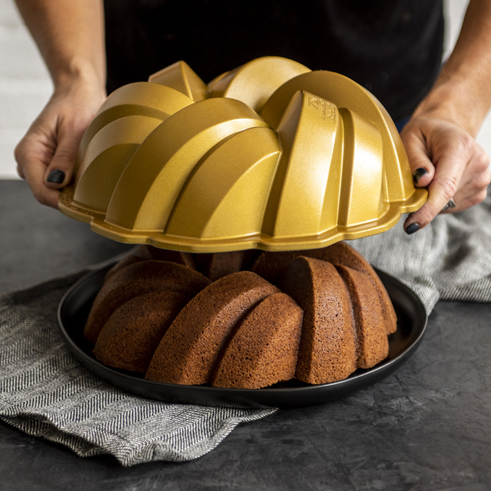 Nordic Ware 75th Anniversary Braided Bundt Pan, 12 Cup Capacity