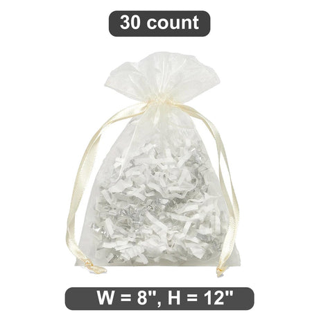 8" x 12" Organza Bag Perfect for Seasonal Gifts