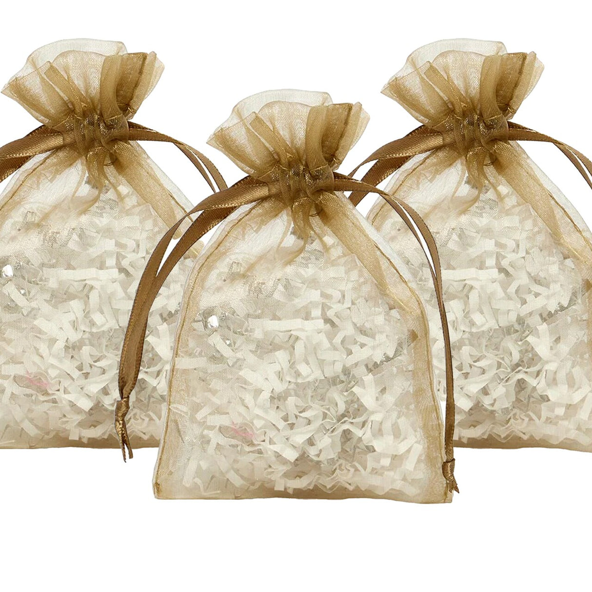 8” x 12” Sheer Organza Pouches Elegant and Simple