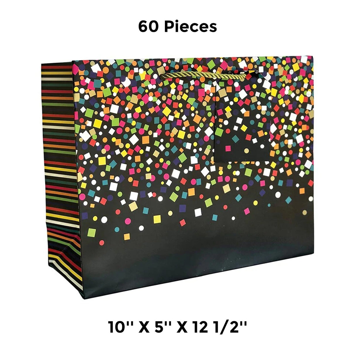 Chic Patterned Gift Bags 10" X 5" X 12-1/2"