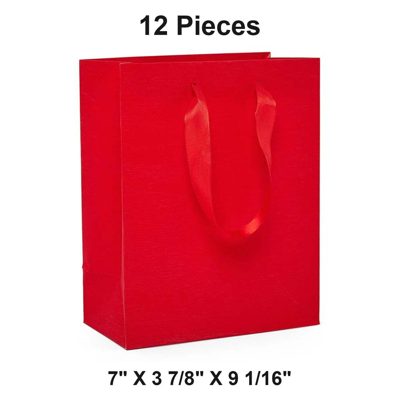 Metallic Euro Totes Brushed Finish 7'' X 3 7/8'' X 9 1/16'' Premium