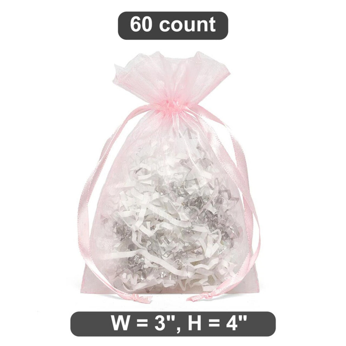 3" x 4" Organza Bag Elegant Mini Pouch