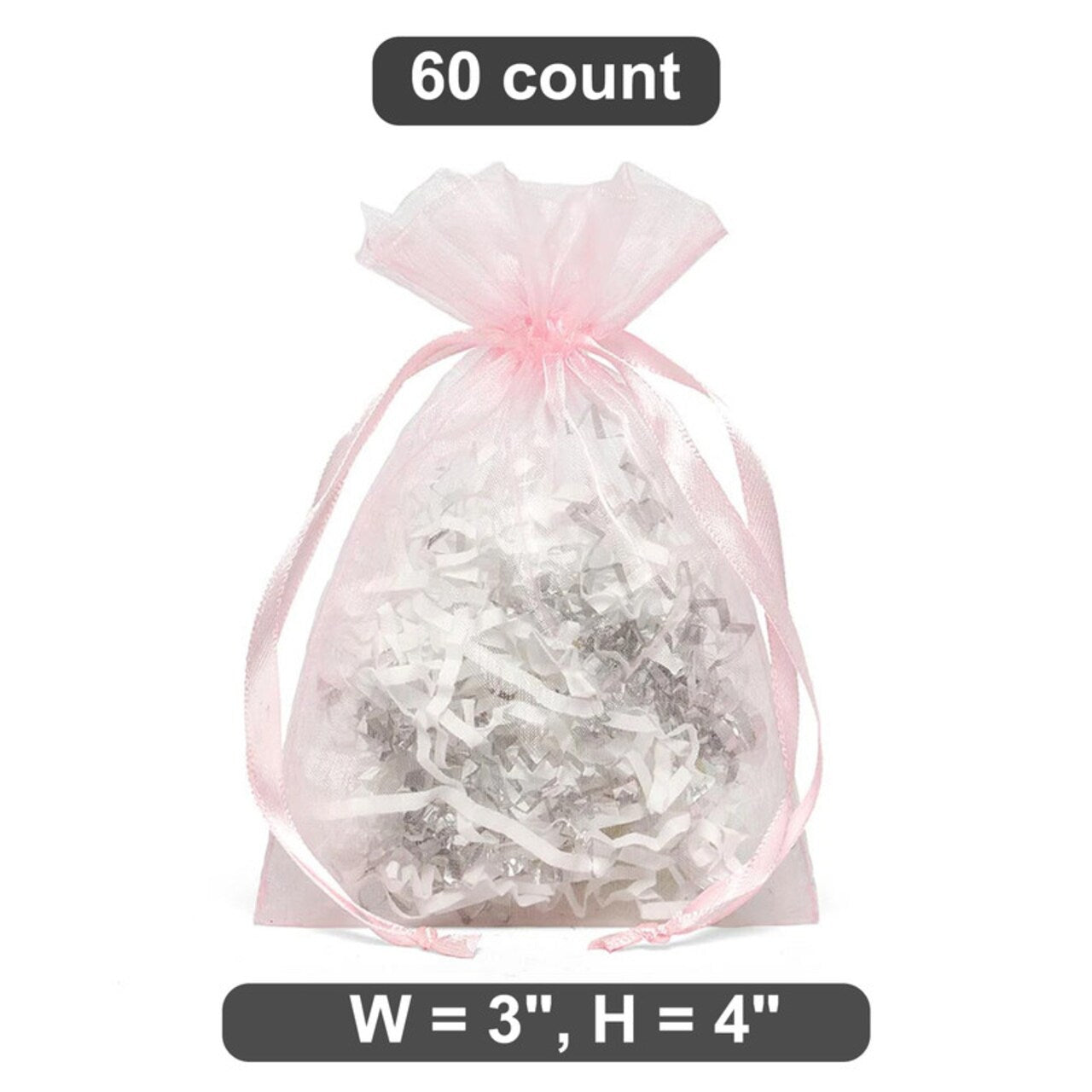 3" x 4" Organza Bag Elegant Mini Pouch