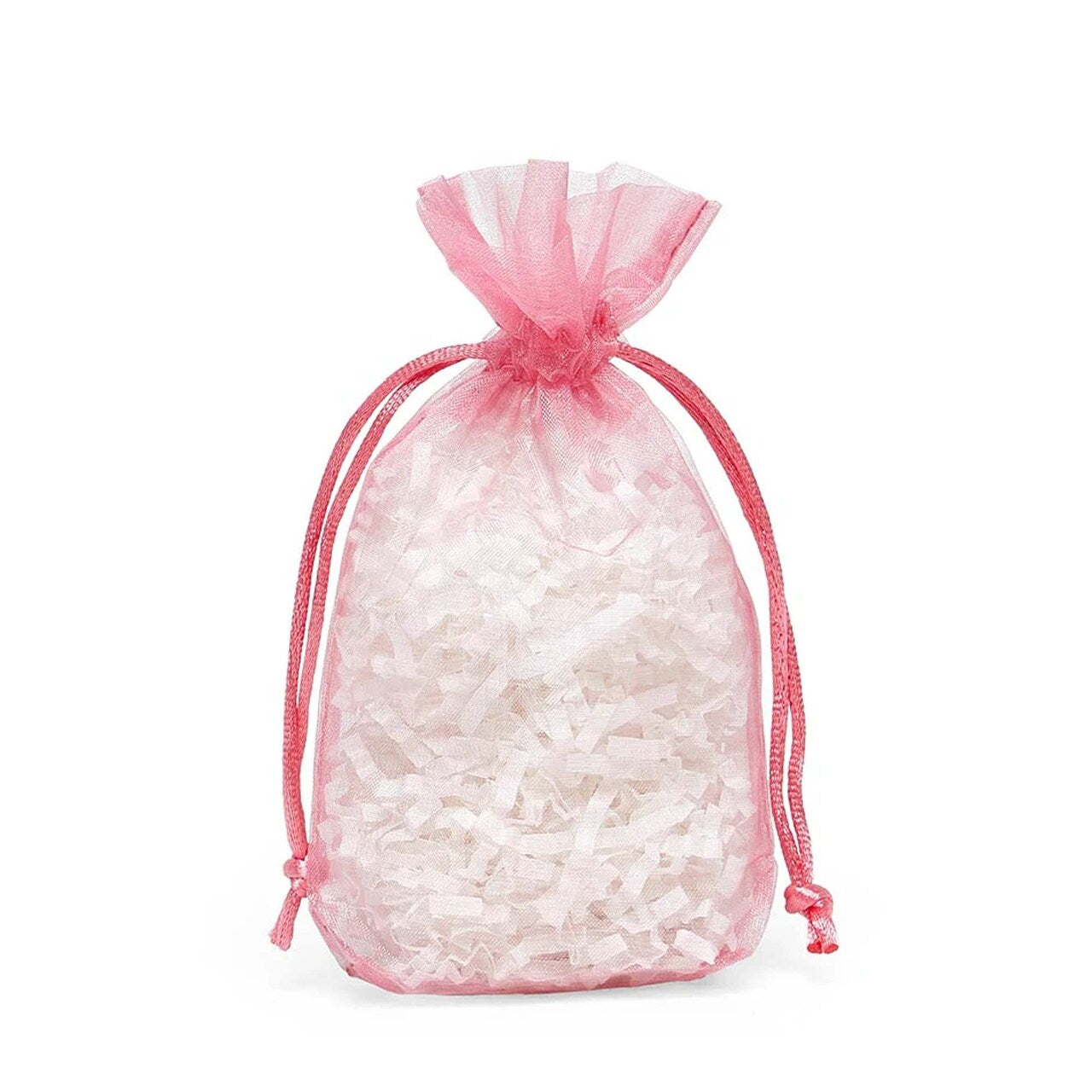 Flat Bottom Organza Bags 3 1/2''x1''x5 1/2'' for Chic Gift Presentation
