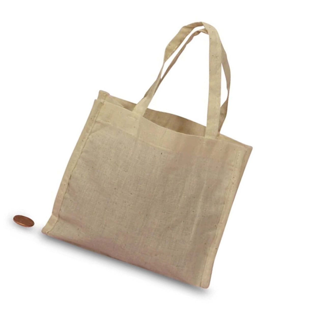 White Cotton Holders Large Bags 7'' × 2 3/4'' × 6'' Great for Gifts