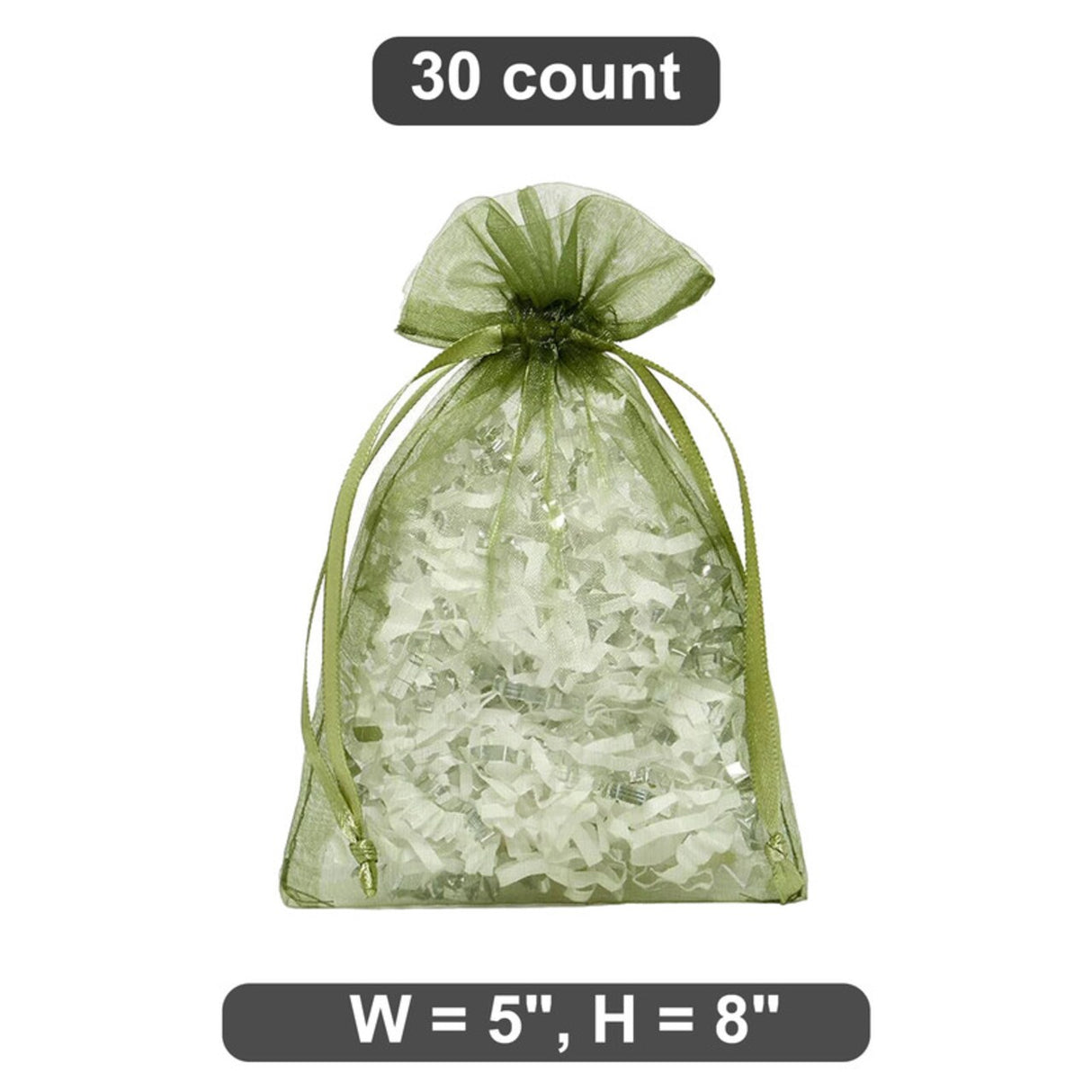 5” x 8” Sheer Organza Bags Great for Wedding Favors