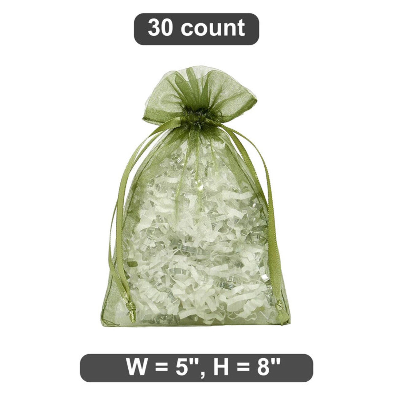 5” x 8” Sheer Organza Bags Great for Wedding Favors