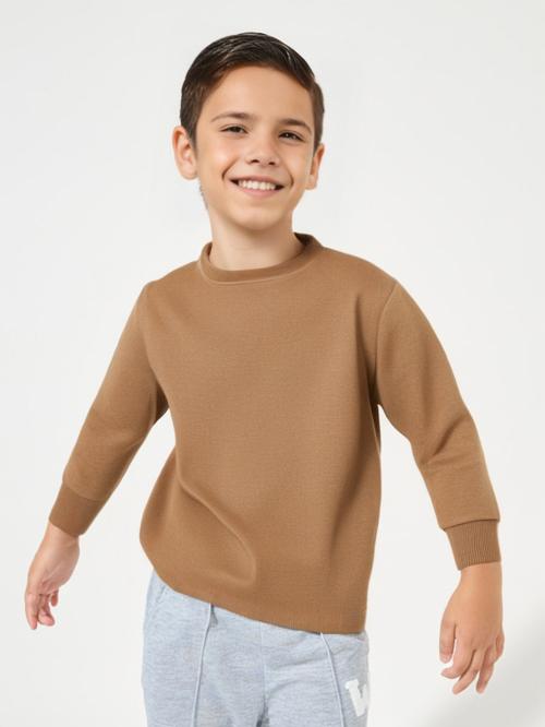 RADYAN® Toddler Crew Neck Long-Sleeve Fine Jersey T-Shirt - 3302