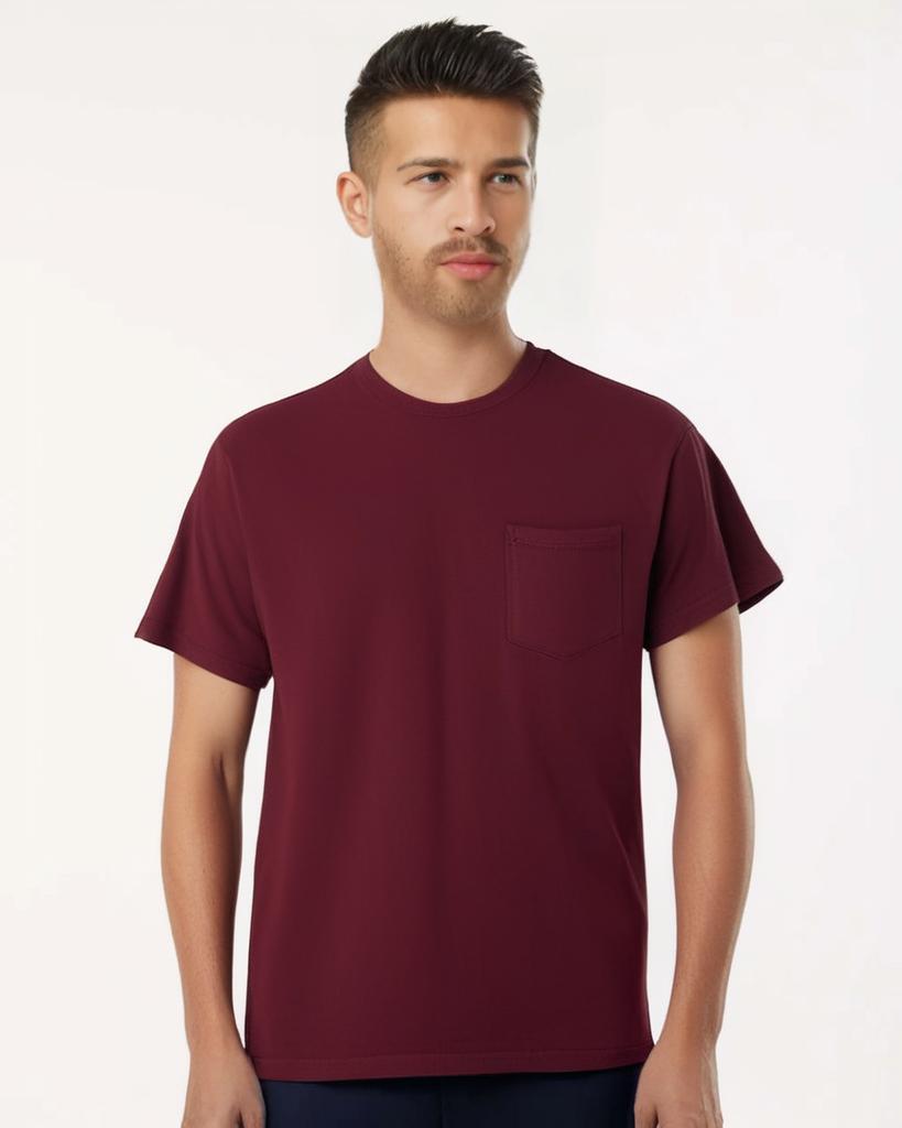 Gildan® Heavy Cotton Crewneck Short Sleeve Pocket T-Shirt