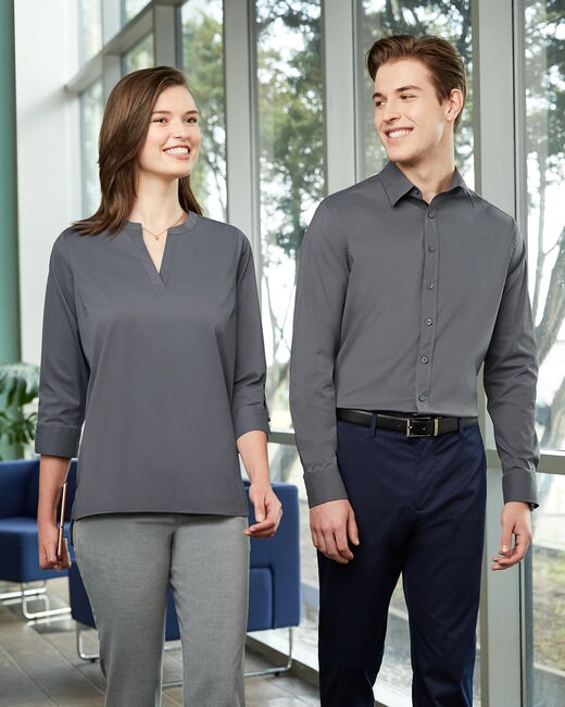 Devon & Jones® CrownLux Performance Men's Stretch Woven Shirt