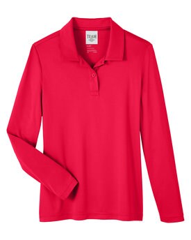 Team® Ladies Zone Performance Long Sleeve Polo