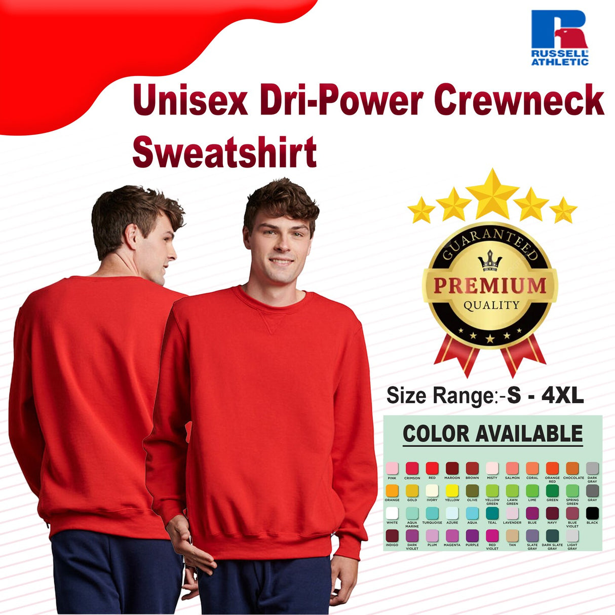 Russell Athletic® Dri Power Crewneck Sweatshirt
