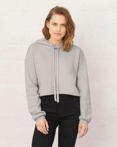 Bella + Canvas® Ladies Cropped Fleece Long Sleeve Hoodie