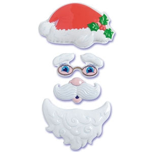 সান্তা ফেস পপ টপ সেট কেক ডেকোরেশন